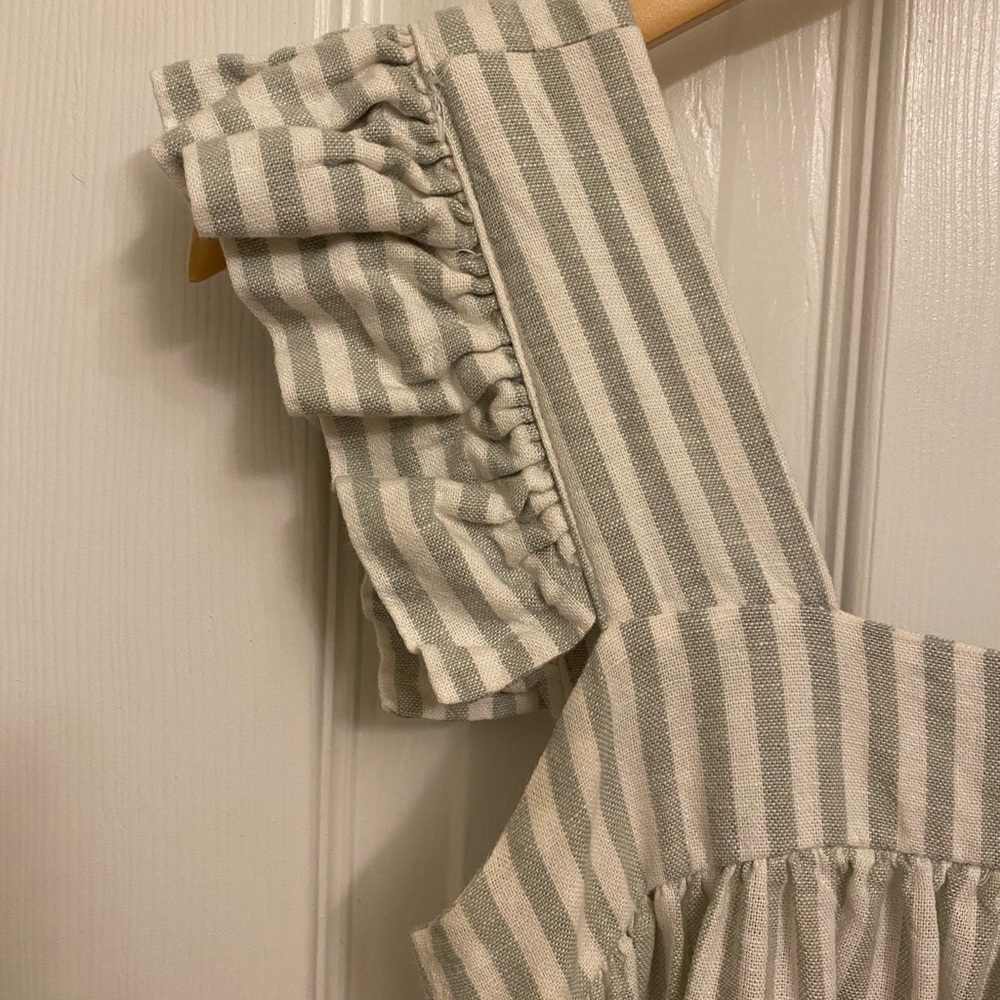 A New Day Green and White Striped Dress XS - Picture 6 of 6